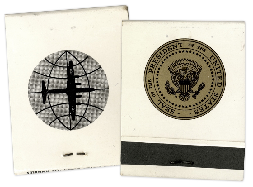 President John F. Kennedy Double Deck of Cards & Matchbook for Use on His Presidential Aircraft