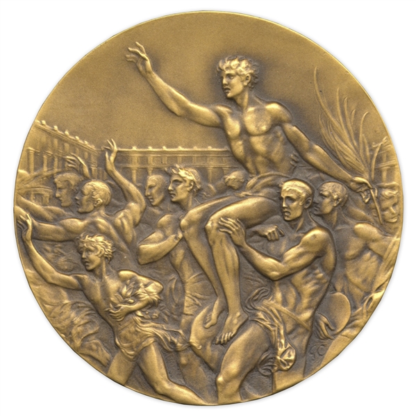 Bronze Olympic Medal From the 1932 Summer Olympics, Held in Los Angeles, California