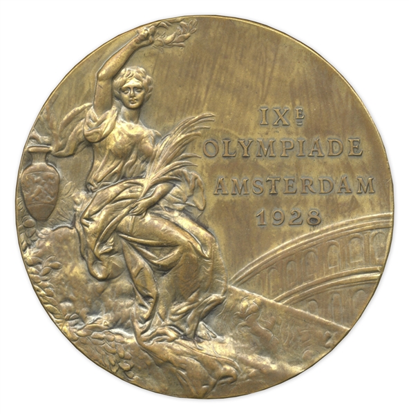 Bronze Olympic Medal From the 1928 Summer Olympics, Held in Amsterdam, Netherlands