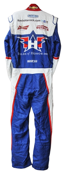 Kevin Harvick Race-Worn & Signed Fire Suit From the NASCAR Sprint Cup Series Toyota/Save Mart 350 Race in 2015