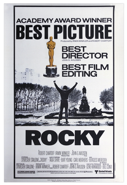 Academy Awards Poster for 1976 Best Picture ''Rocky''