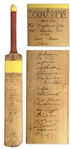 Cricket Bat Signed by The Invincibles -- Famous 1948 Australian Team Considered the Greatest of All Time
