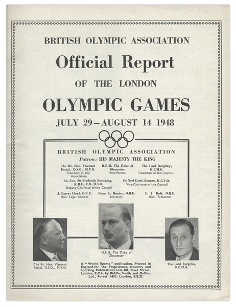 1948 Summer Olympics Official Report