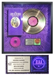 The Jimi Hendrix Experience Gold Record Award -- From George Marino estate.
