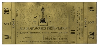 1966 Academy Awards Ticket to Oscar Ceremony