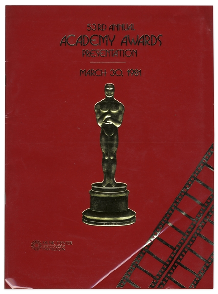 53rd Academy Awards Presentation Program