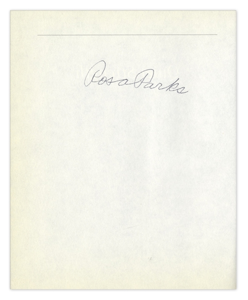 Rosa Parks Signed Book ''Quiet Strength'' -- Uninscribed