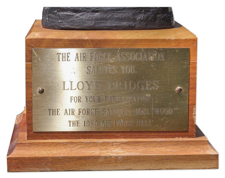 Lloyd Bridges Trophy -- ''The Air Force Salutes Hollywood'' -- Sculpture by Michael Garman