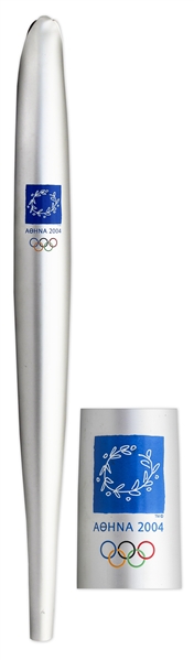 Olympic Relay Torch Used in 2004 Athens Summer Games