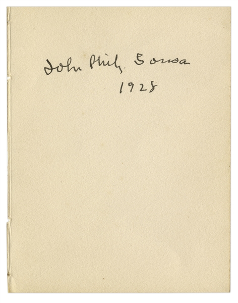 John Philip Sousa Signature