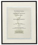Emmy Nomination Certificate for The Learning Channels Books Across America