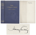 Harvey Cushing Signed Neurosurgery Book, From a Surgeons Journal -- Uninscribed