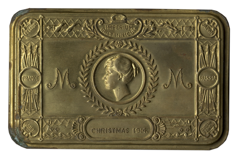 Princess Mary Christmas Tin for WWI Troops in 1914