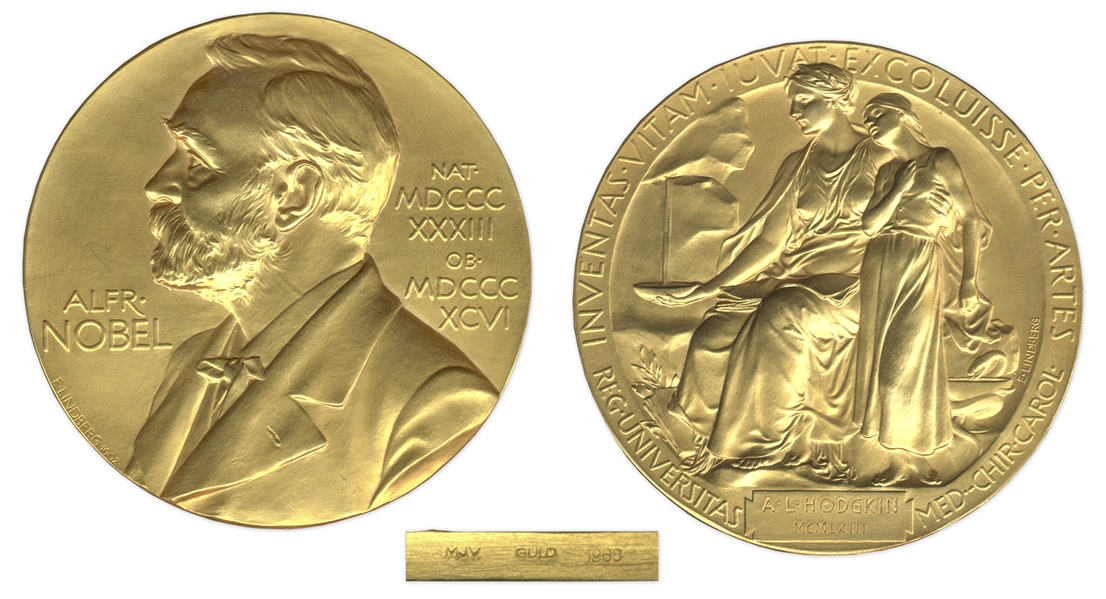 Nobel Prize Awarded to Physiologist Alan Lloyd Hodgkin in 1963 -- Won for His Revolutionary Research on the Central Nervous System