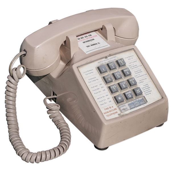 Telephone Used Inside the White House
