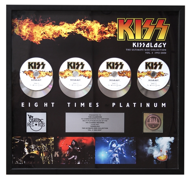 KISS RIAA Multi-Platinum DVD Award for ''Kissology: The Ultimate Kiss Collection Vol. 3''