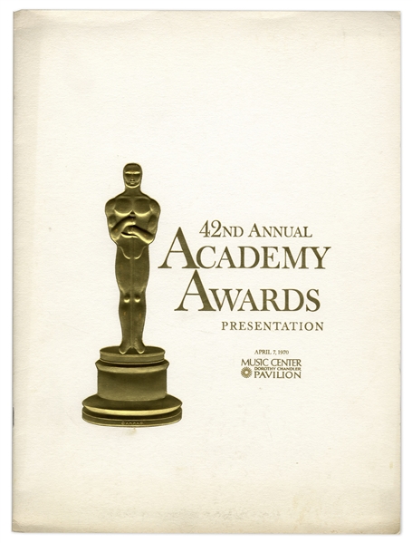 42nd Academy Awards Presentation Program