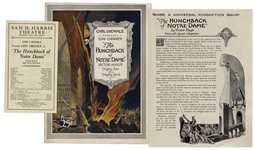 1923 Theater Brochure for The Hunchback of Notre Dame