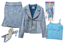 Reese Witherspoon Outfit From Legally Blonde 2: Red, White and Blonde -- Nanette Lepore Suit & Jimmy Choo Shoes