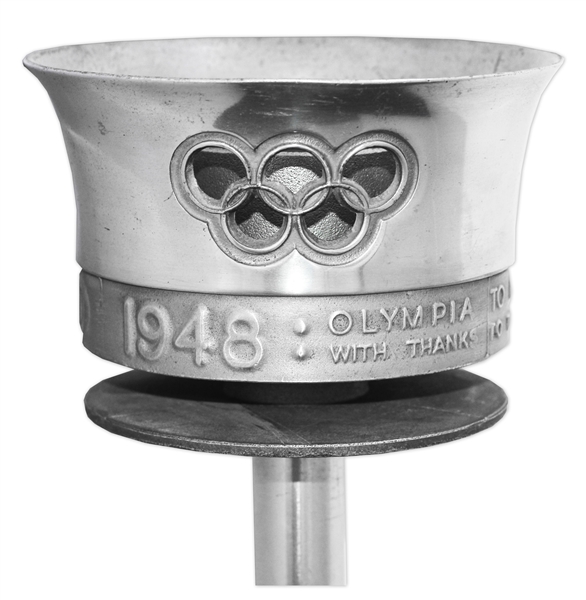 Olympic Torch Used in 1948 London Summer Games