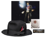 Michael Jacksons Famous Stage-Worn Black Fedora -- From 1984 Victory Tour