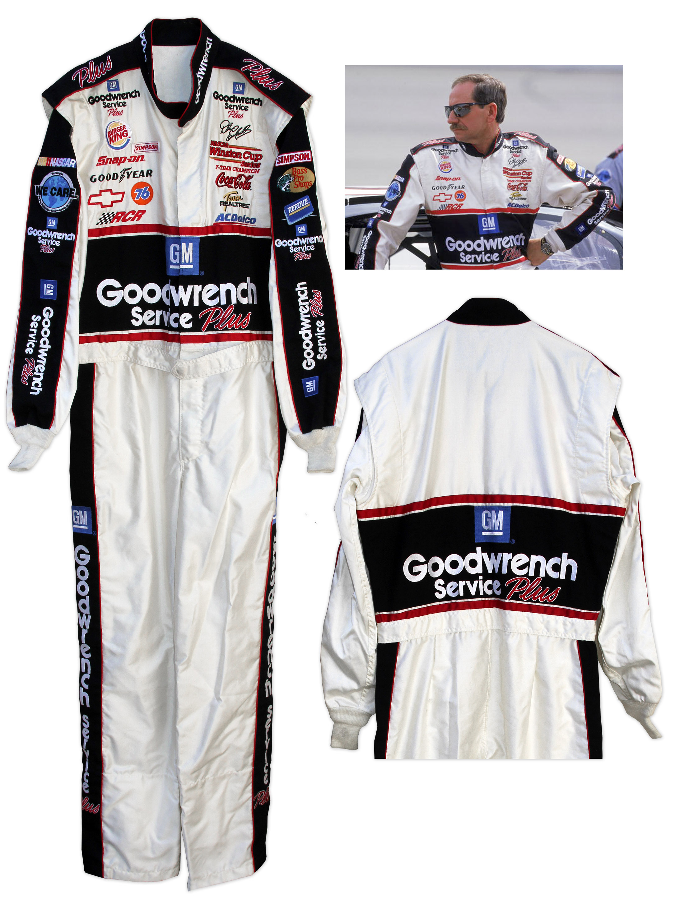 Lot Detail - Dale Earnhardt Sr. NASCAR Race-Worn Fire Suit 7-Time 