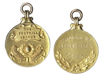 1947 Football League Division Championship Gold Medal -- Won by Cyril Done of Liverpool