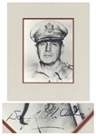 WWII General Douglas MacArthur Signed 8 x 10 Photo