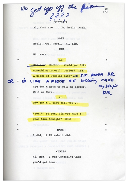 ''The Royal Family'' Episode 6 Shooting Script Owned & Annotated by Redd Foxx -- Dated Weeks Before Foxx's Death -- Very Good Condition -- From Redd Foxx Estate