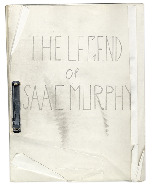 ''The Legend of Isaac Murphy'' Movie Script Written by Robert L. Goodwin, Owned by Redd Foxx of ''Sanford & Son'' -- 124 Pages -- Very Good Condition -- From Redd Foxx Estate