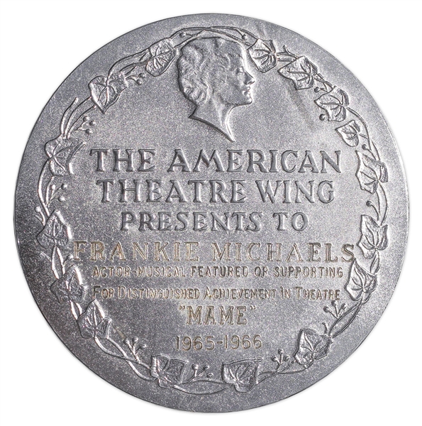 Tony Award Presented to Frankie Michaels in ''Mame'' -- Youngest Recipient Ever to Win the Tony, Won at Age 10