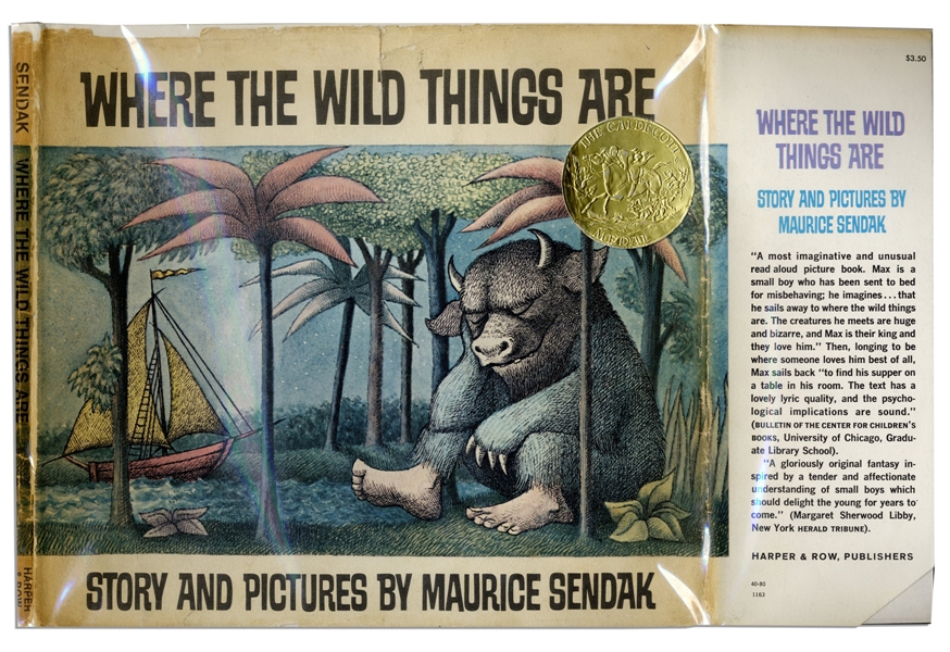 ''Where the Wild Things Are'' by Maurice Sendak -- 1963 Children's Classic in Near Fine Condition