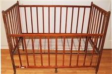Lee Harvey Oswalds Crib From His Childhood -- Obtained From the Daughter of the Woman Who Purchased the Crib From Marguerite Oswald -- And Then Testified About it in the Warren Commission
