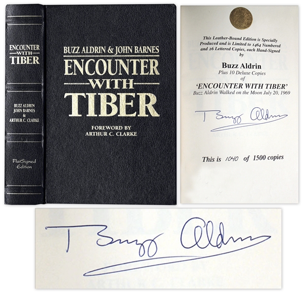 Limited Edition ''Encounter With Tiber'' Signed By Astronaut Buzz Aldrin