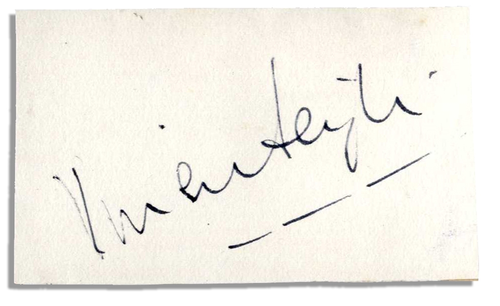 Vivien Leigh Signature