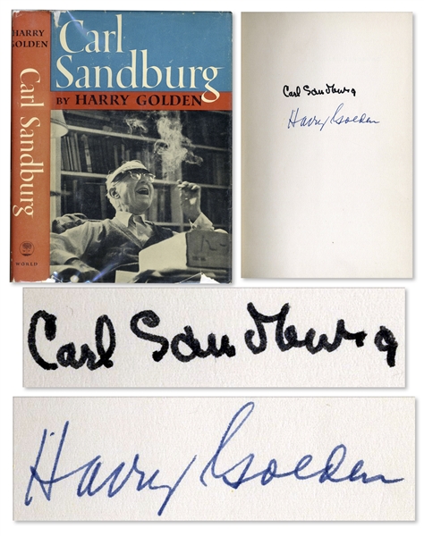 Carl Sandburg Signed First Edition of ''Carl Sandburg''