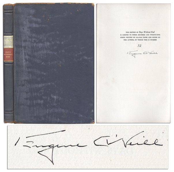 Eugene O'Neill's 1934 Play ''Days Without End'' Signed Limited Edition