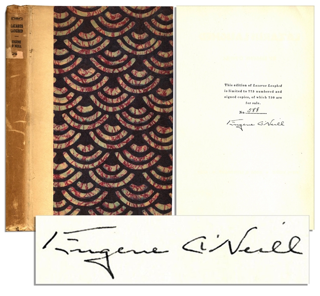 Eugene O'Neill Signed Limited Edition of ''Lazarus Laughed''