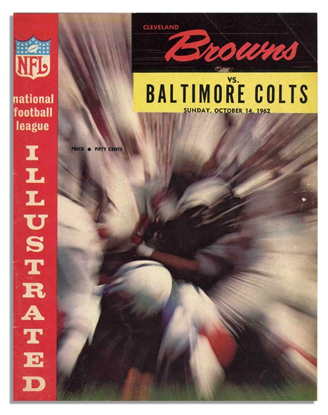 Collection of 10 Early 1960's Baltimore Colts Programs