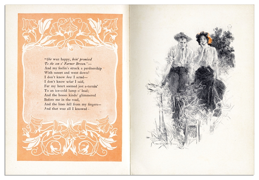 Howard Chandler Christy Signed First Edition of ''The Girl I Loved'' -- Featuring His Illustrations