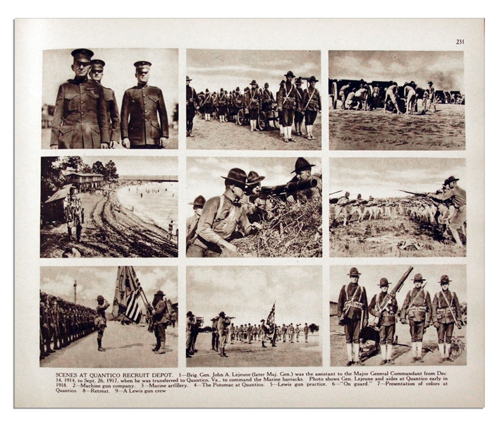 United States Pictorial History of WWI in Four Volumes -- ''U.S. Official Pictures of the World War Showing America's Participation''