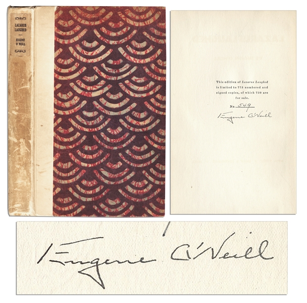 Eugene O'Neill Signed Limited Edition of ''Lazarus Laughed''