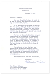 First Lady Pat Nixon 1970 Typed Letter Signed to Wife of Robert McNamara -- ...It is delightful to be back in Washington once again...