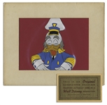 Original Disney Cel of Ludwig Von Drake -- The Nautical-Inspired Uncle of Donald Duck
