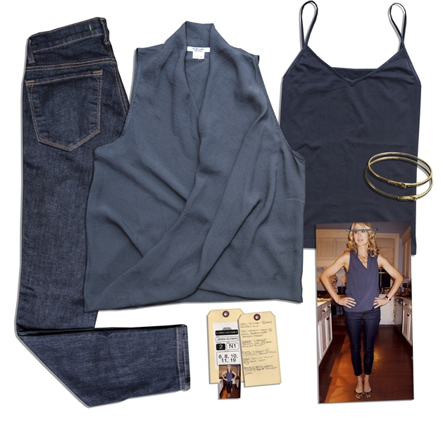 Jenna Elfman Screen-Worn Wardrobe Ensemble From ''1600 Penn'' -- With Wardrobe Department's Tag, Photo of Elfman Dressed in The Wardrobe & COA from 20th Century Fox