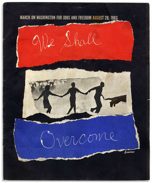 ''We Shall Overcome'' Portfolio From the ''March on Washington for Jobs and Freedom'' -- Rare Complete Portfolio of Collages Issued by the National Urban League as a Memento for Marchers