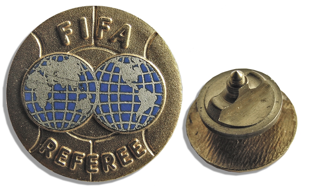 FIFA Referee Pin From 1953 -- Gold-Plated