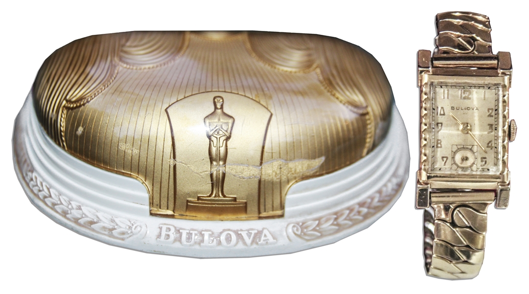 Rare Bulova Watch From the Academy Awards Line -- The ZZ Model From 1952 in Its Original Case