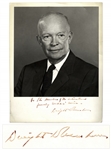 President Dwight Eisenhower Signed 11 x 14 Photograph