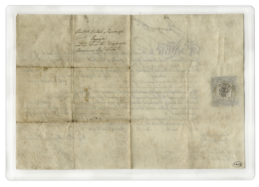 King George IV Military Appointment Signed From 1823